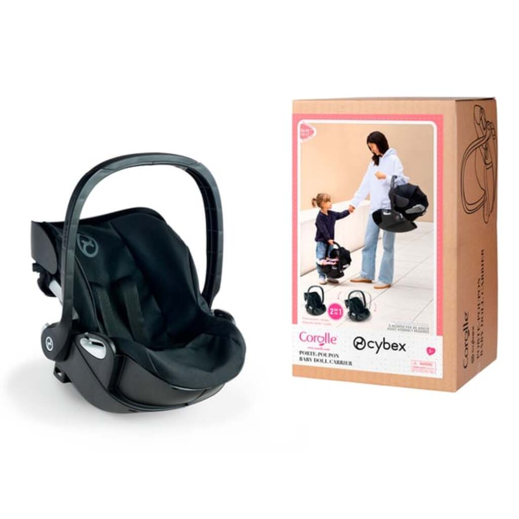 Corolle Cybex black 2-in-1 doll carrycot and cradle for 36-42cm dolls