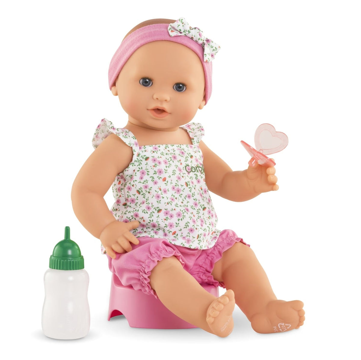 Corolle Emma drink and wet doll with bottle and potty accessories included