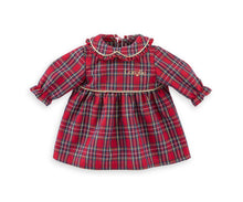Corolle en Fêtes tartan dress for 30cm Mon Premier Corolle baby dolls