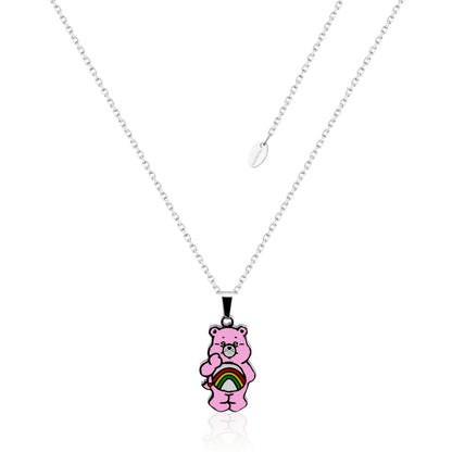 Couture Kingdom Care Bears Cheer Bear belly badge enamel necklace