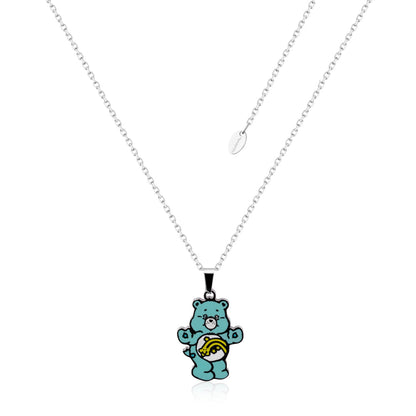 Couture Kingdom Care Bears Wish Bear belly badge enamel necklace