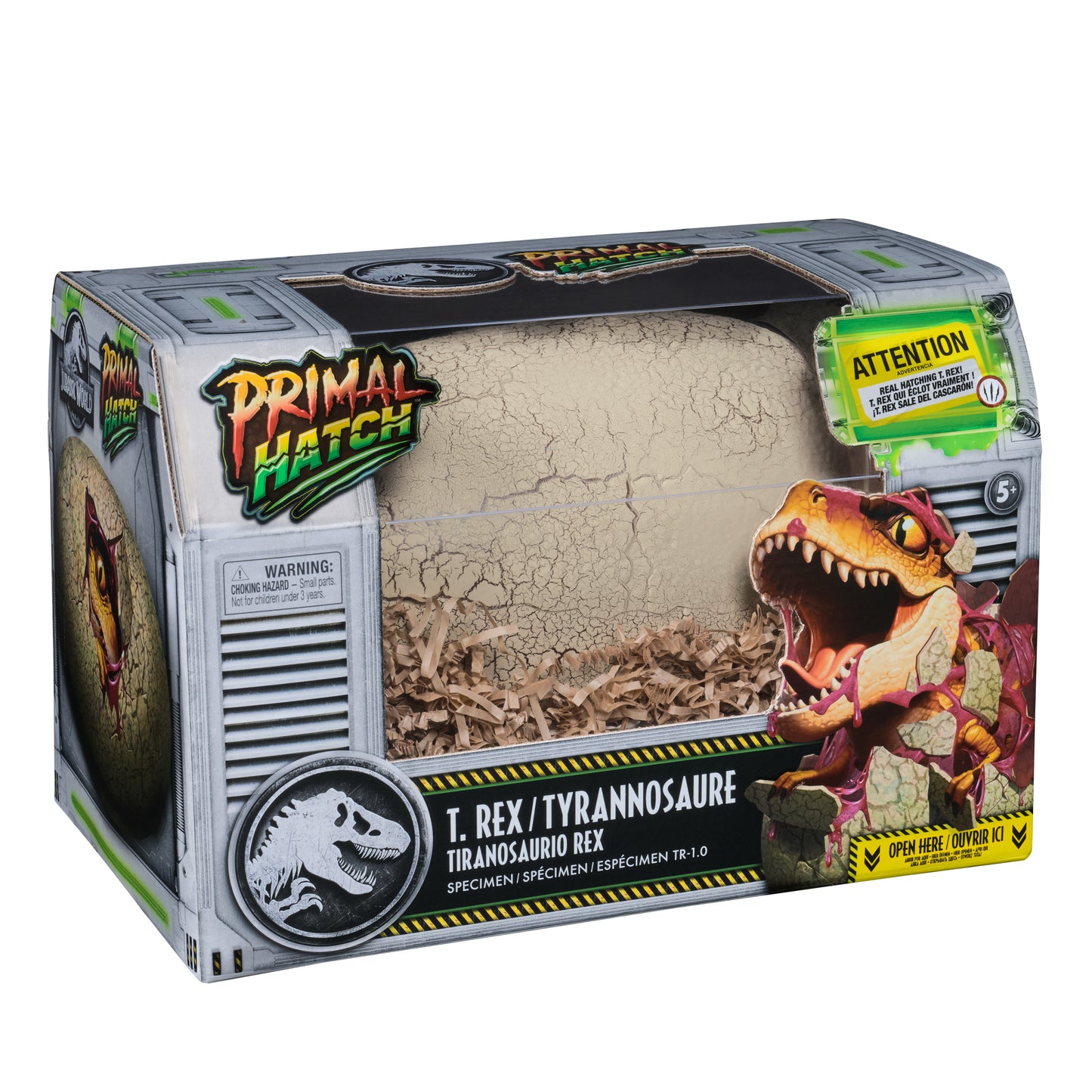 Jurassic World Primal Hatch Interactive Hatching T-Rex Dinosaur