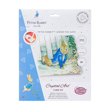 Crystal Art - Peter Under the Fence Card Kit