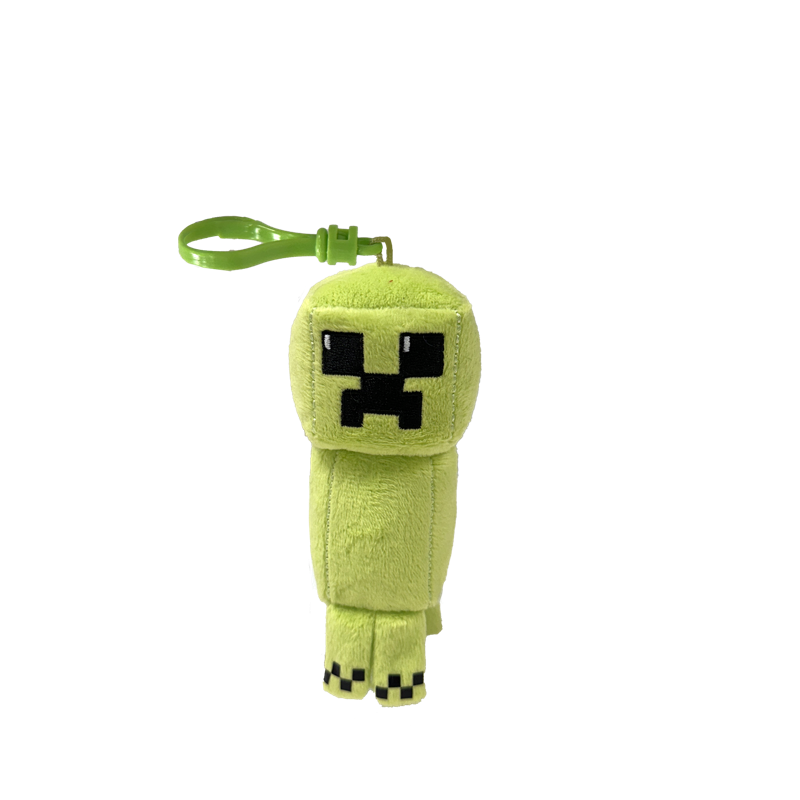 The Creeper Ty Beanie Boo Clip collectible plush toy photographed front-on on a plain white background