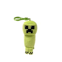 The Creeper Ty Beanie Boo Clip collectible plush toy photographed front-on on a plain white background