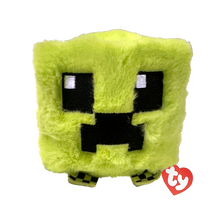 The Creeper Ty Beanie Bouncer collectible plush toy photographed front-on, 10cm, on a white background