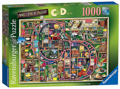 Ravensburger 1000pc - Awesome Alphabet C&D by Colin Thompson