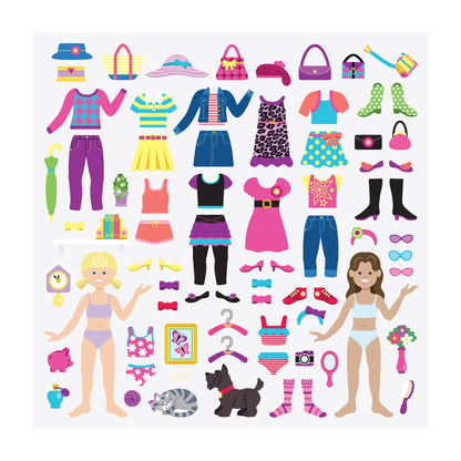 Melissa & Doug - Reusable Puffy Sticker Play Set - Dress Up