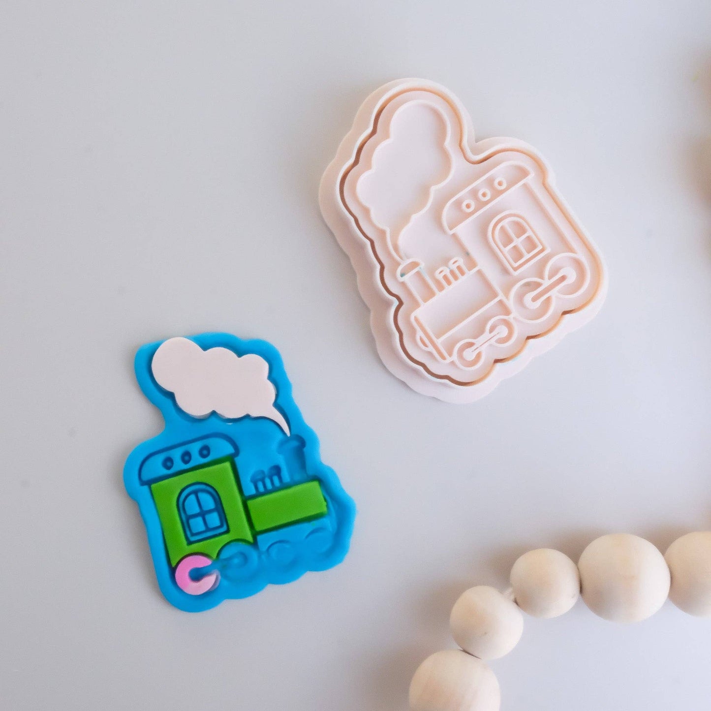 Play Sense - Eco Playdough Stamp | Steam Engine