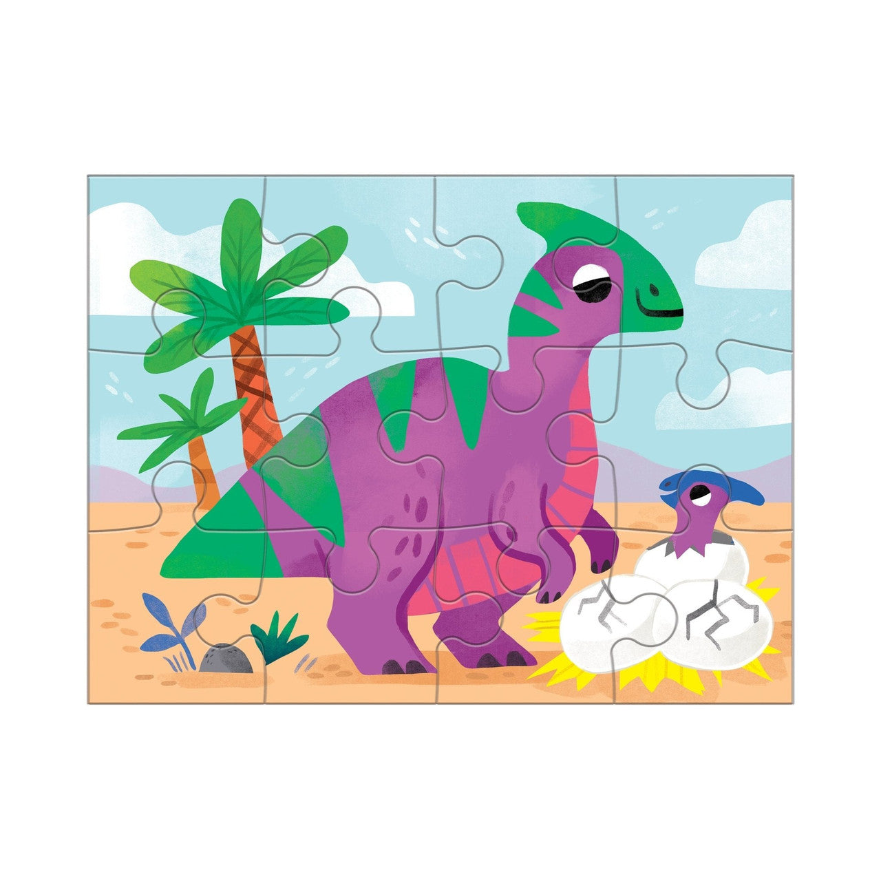 Mudpuppy 4 In A Box Progressive Puzzles – Dino Friends