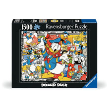 Ravensburger Disney Donald Duck 1500 piece puzzle box featuring Donald in his classic sailor suit
