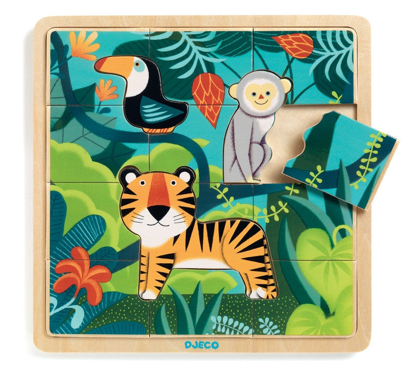 Djeco - Jungle Wooden Puzzle