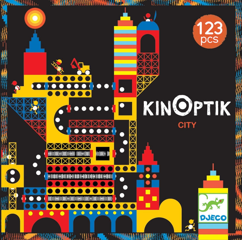 Djeco Crazy City Kinoptik Construction Set **Damaged Packaging**