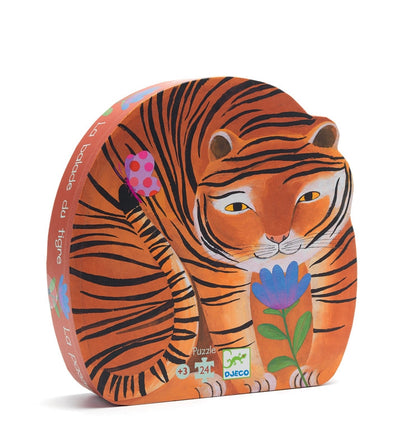 Djeco The Tiger's Walk Silhouette Puzzle 24pc