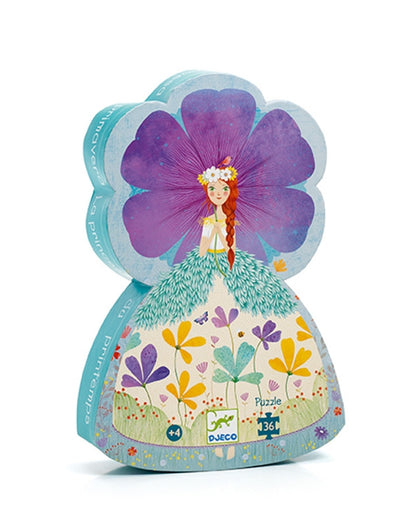 Djeco The Princess Of Spring Silhouette Puzzle 36pc