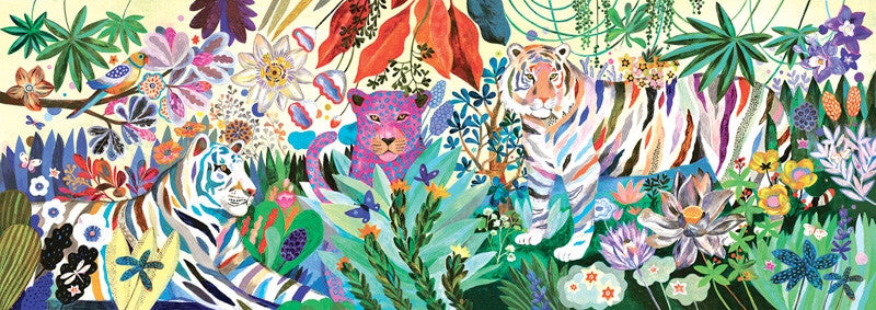Djeco Rainbow Tigers 1000pc Gallery Puzzle