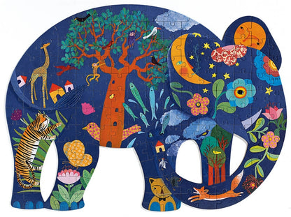 Djeco- Elephant  Art Puzzle - 150pc