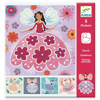 Djeco - Fairies Stencils 8821
