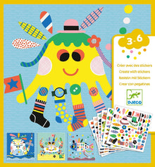 Djeco - Sea Creatures Stickers