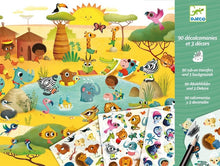 Djeco - Rub-On Transfers - Savannah Desert North Pole