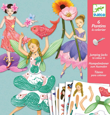 Djeco - Fairies Paper Puppets