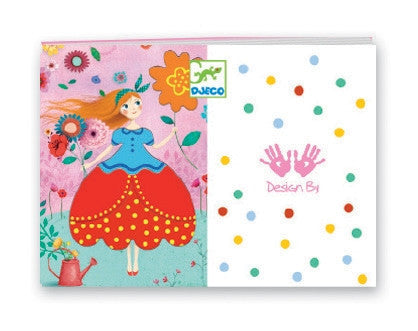 Djeco - Marie's Pretty Dresses - Magic Felt Tips