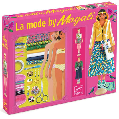 Djeco Fashion by Magali no-sew design workshop box shown against a white background
