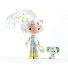 Djeco Tinyly Prunelle and Bianca figures in their gift box, a collectable set that works with Tinyly homes