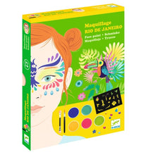 Djeco Rio de Janeiro face paint set box shown front-on against a white background