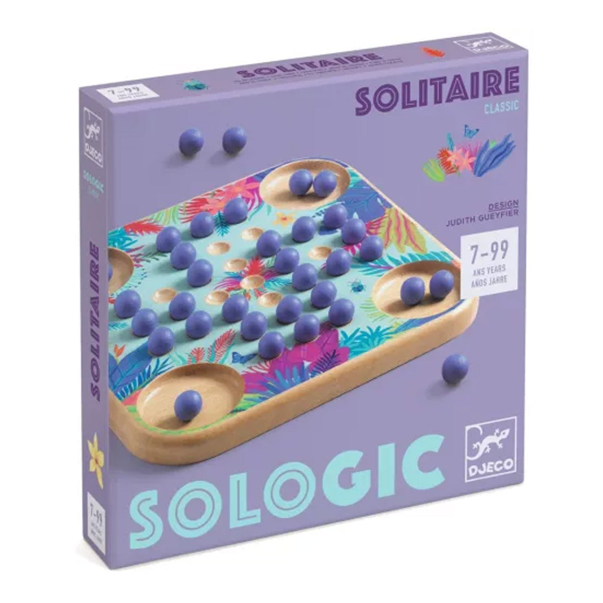 Djeco - Solitaire Wooden Game
