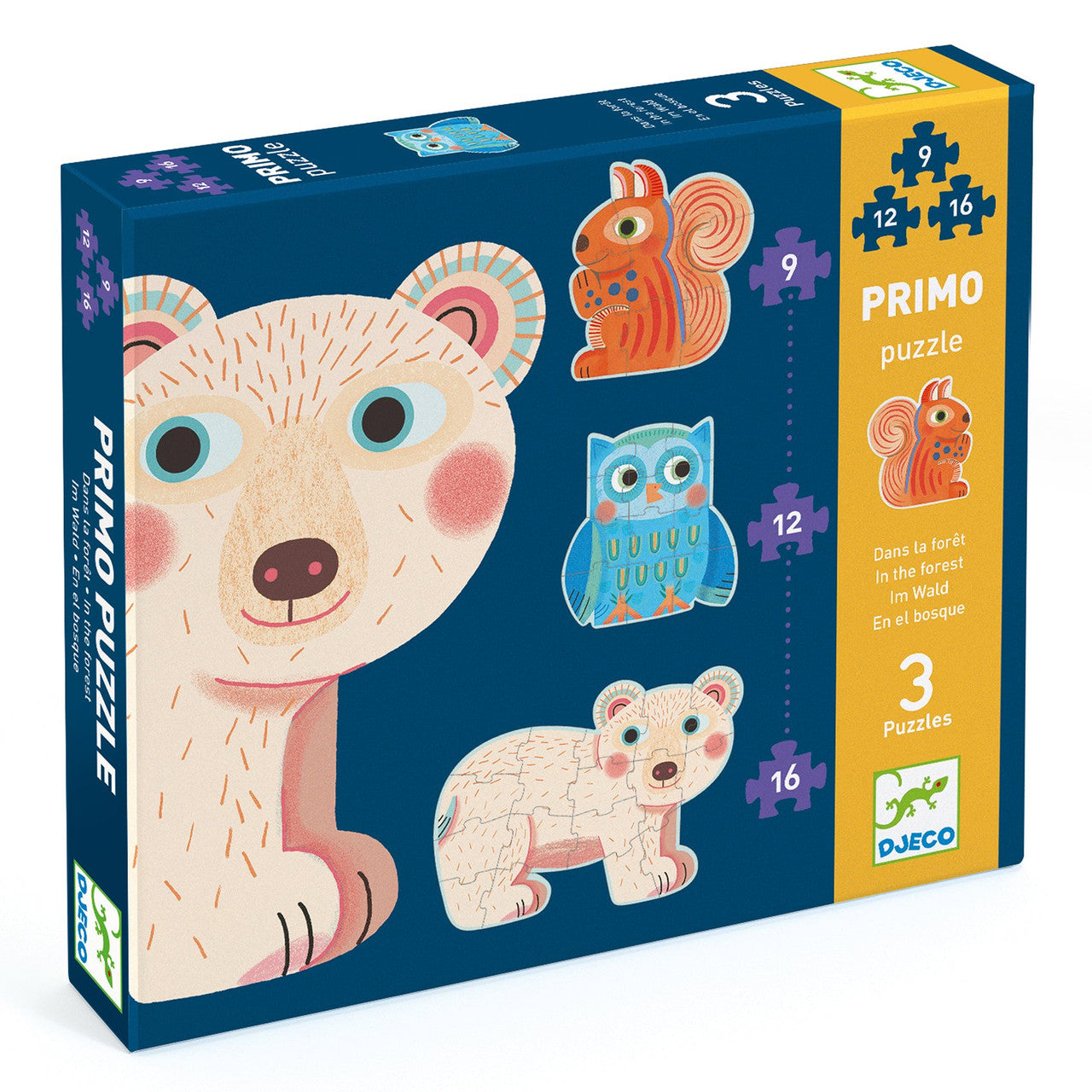 Djeco - In the Forest Progressive Primo Puzzle
