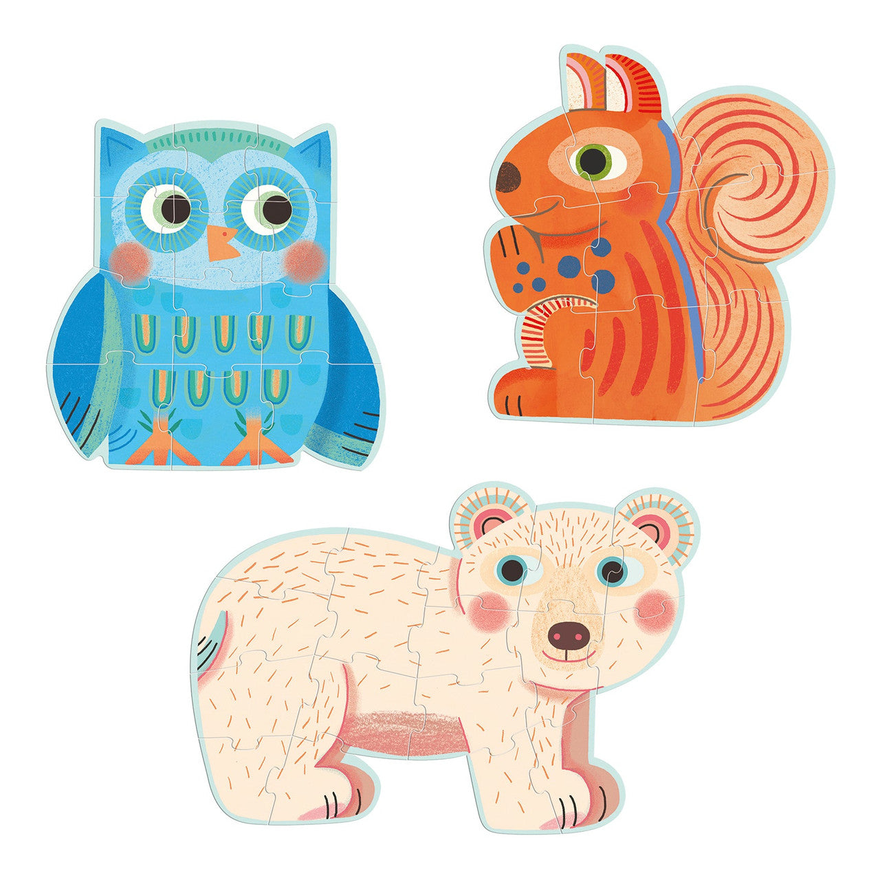 Djeco - In the Forest Progressive Primo Puzzle
