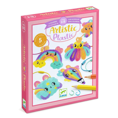 Djeco - Artistic Plastic - Kawaii Keychain