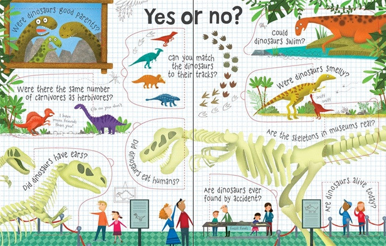 Usborne - Lift-the-Flap - Questions & Answers About Dinosaurs