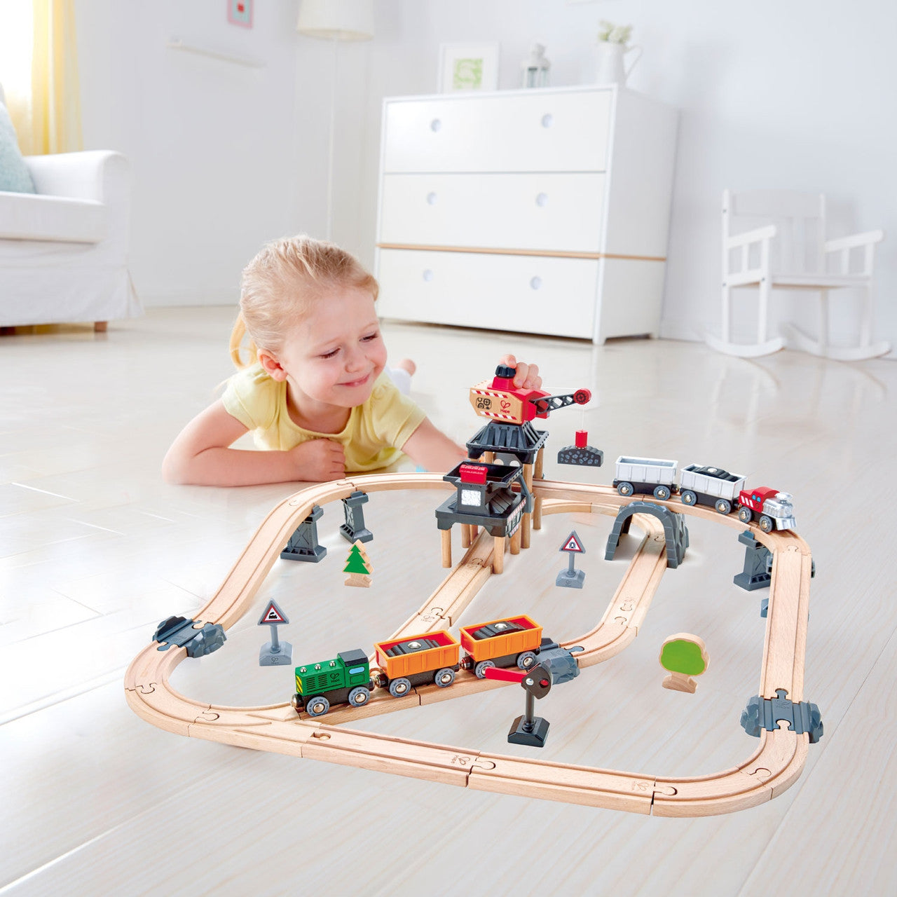 Hape Rail Mining Loader Set