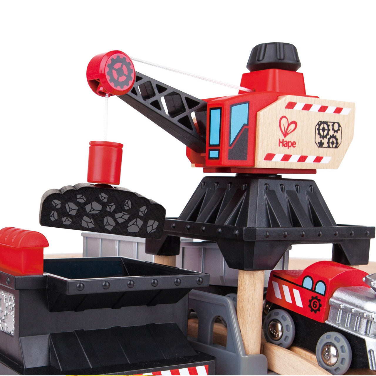 Hape Rail Mining Loader Set