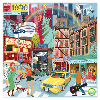 eeBoo 1000pc - New York City Life Puzzle