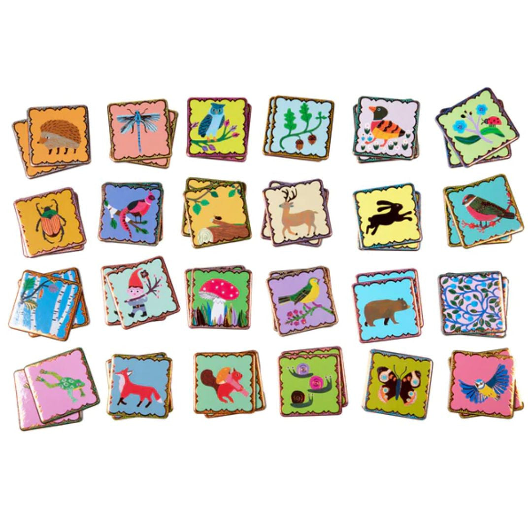 eeBoo - Memory & Matching Game – Woodland
