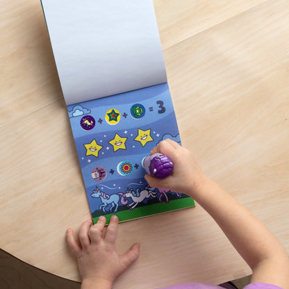Melissa & Doug Sticker WOW! Activity Pad & Stamper - Purple Unicorn