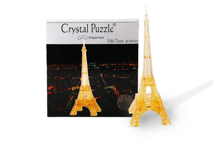 Crystal Puzzle 3D - Golden Eiffel Tower 96pc