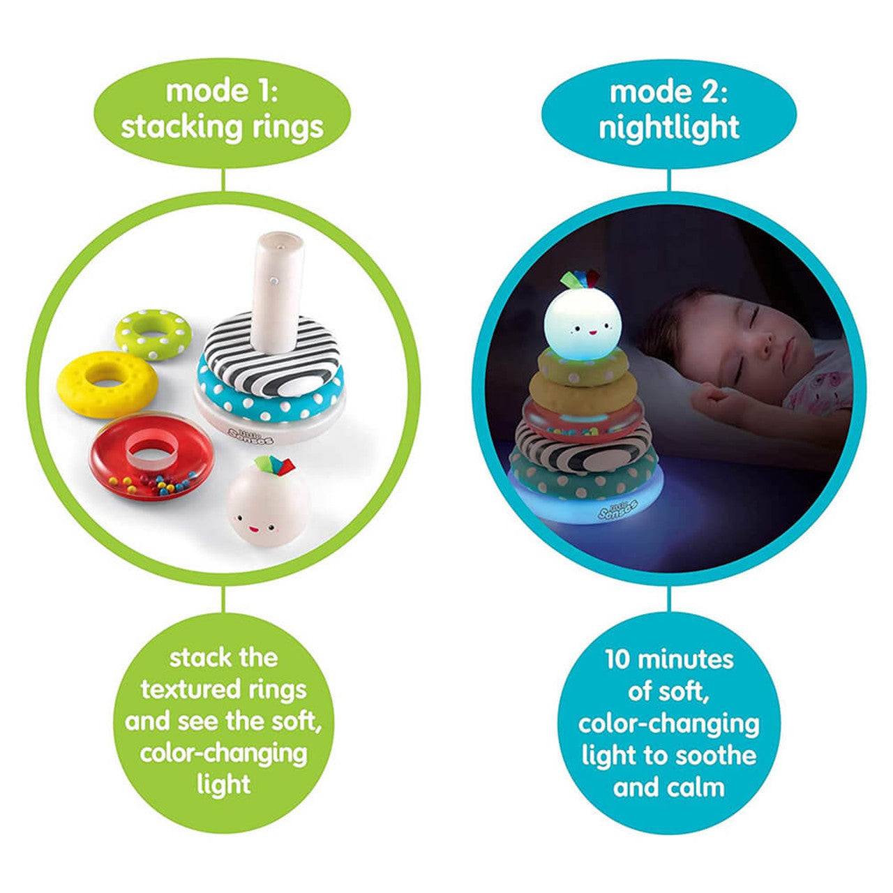 ELC - Little Senses Glowing Stacking Rings