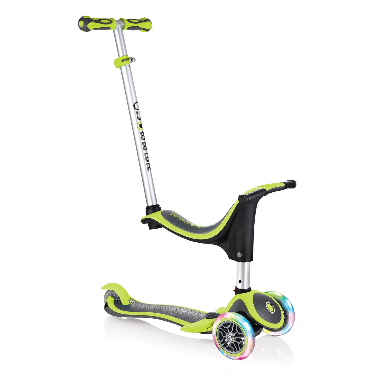 Globber  - GO-UP: 5in1 Scooter with Light Up Front Wheels - Lime Green
