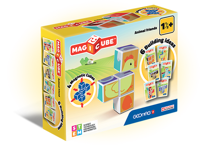 Geomag - Magicube Animal Friends 7pc 132