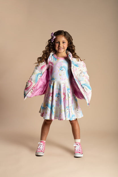 Rock Your Baby - Fantasia Puff Padded Jacket with Lining (size 8-12)