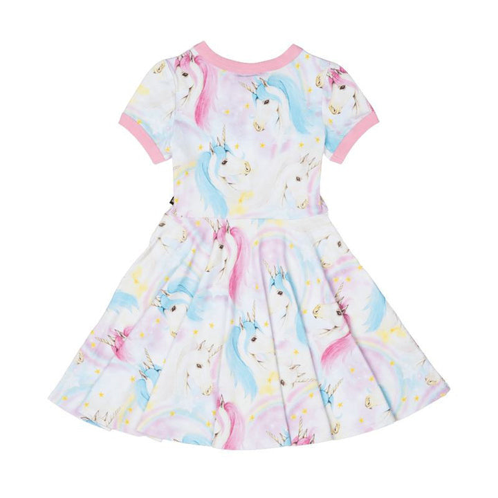 Rock Your Baby - Fantasia Short Sleeve Waisted Dress