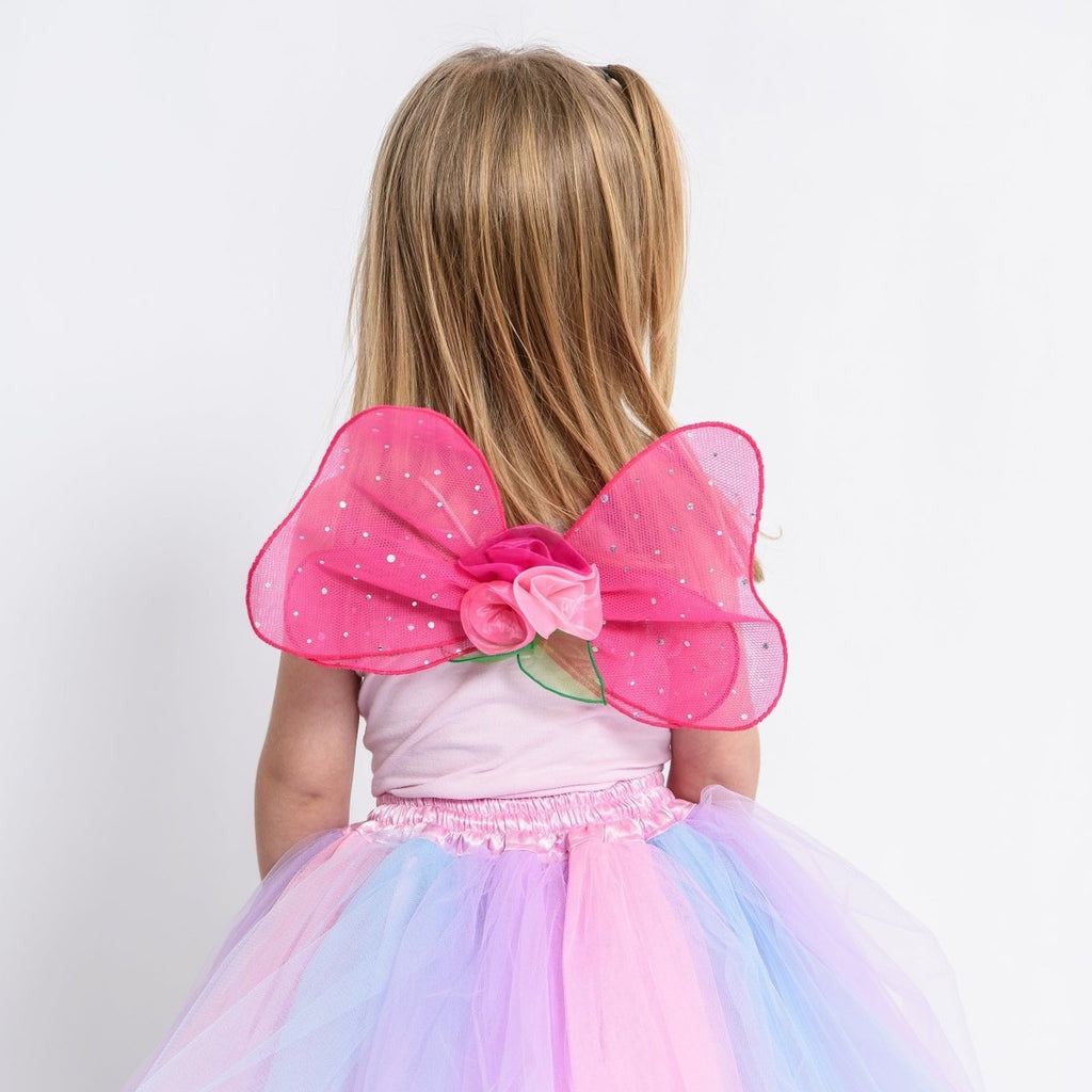 Fairy Girls - Flower Fairy Wings - Hot Pink