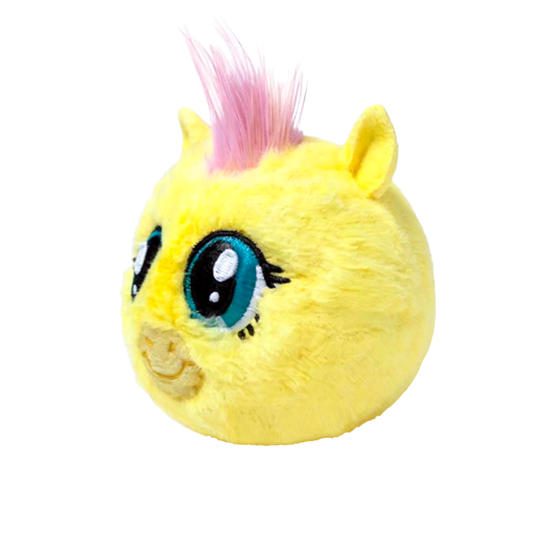 Fluttershy 10cm Ty plush with the red Ty Heart swing tag attached, the quickest check that it is genuine