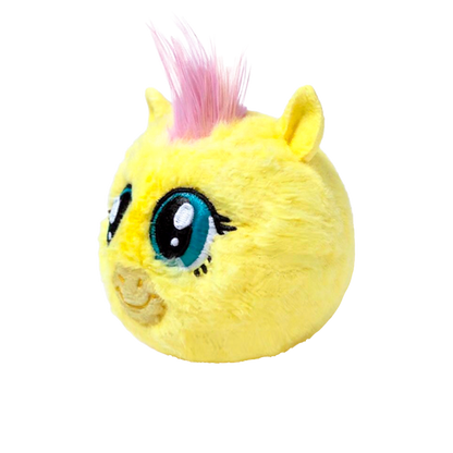 Fluttershy 10cm Ty plush with the red Ty Heart swing tag attached, the quickest check that it is genuine