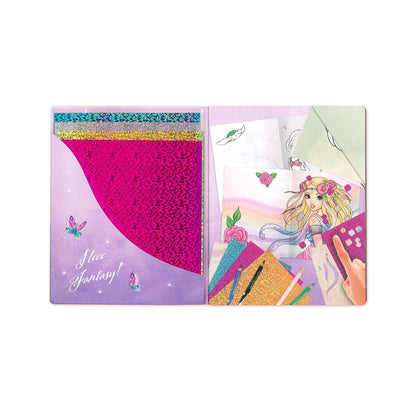 Fantasy Model - Fancy Foils Colouring/Activity Book