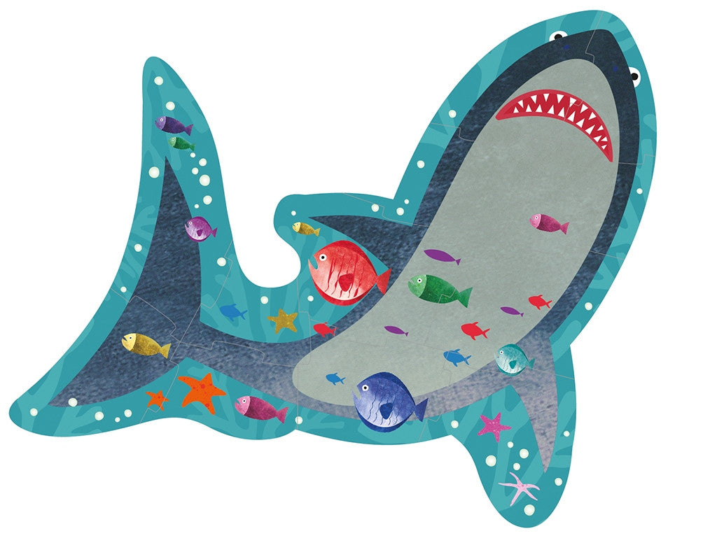 Floss & Rock 12pc - Shark Shaped Puzzle